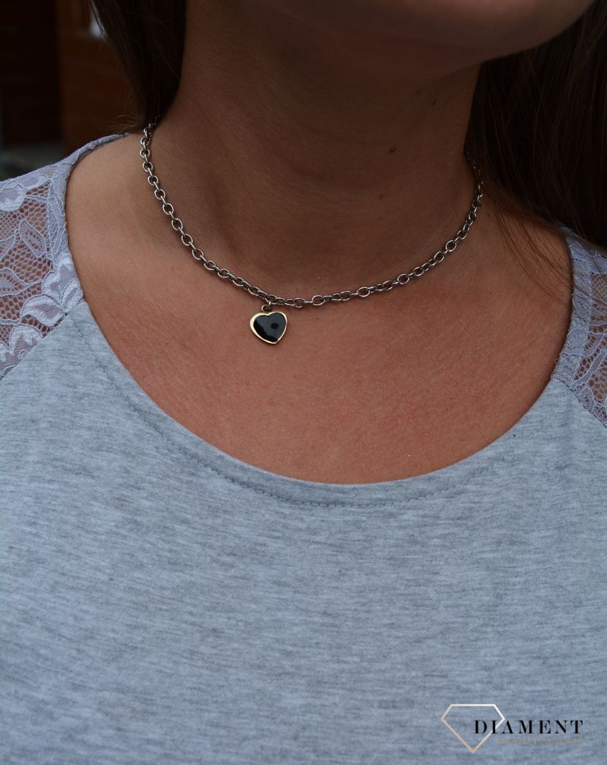 Srebrny naszyjnik z serduszkiem Fope Z1235.jpg